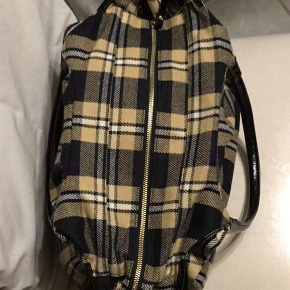 Used twice Kate Spade Soft Wool Plaid Tote/Handbag - Picture 7 of 11